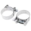 MIKALOR Hose & Jubilee Clip Wide Band Bolt Clip Stainless Steel Band Zinc Plated Steel Bolt M0301913-5