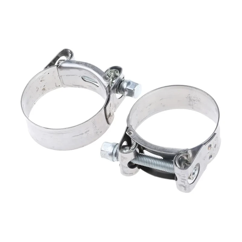 MIKALOR Hose & Jubilee Clip Wide Band Bolt Clip Stainless Steel Band Zinc Plated Steel Bolt M0301913-5