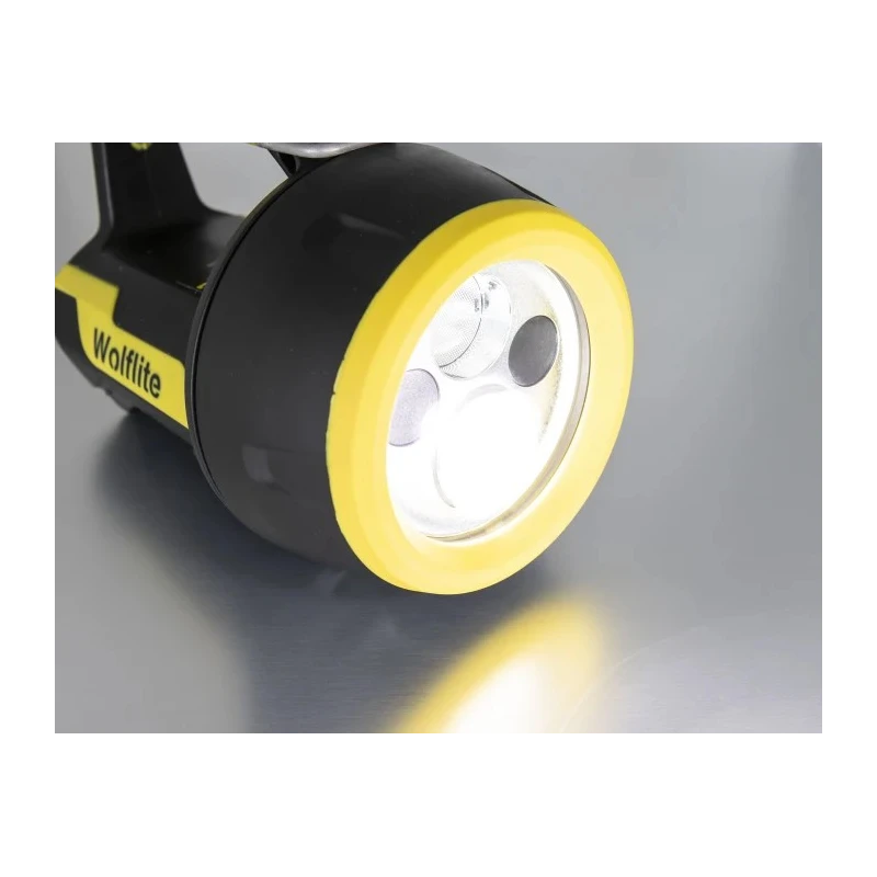 Wolf Safety IECEx/ATEX LED Hand Lamp Black Rechargeable XT-50H