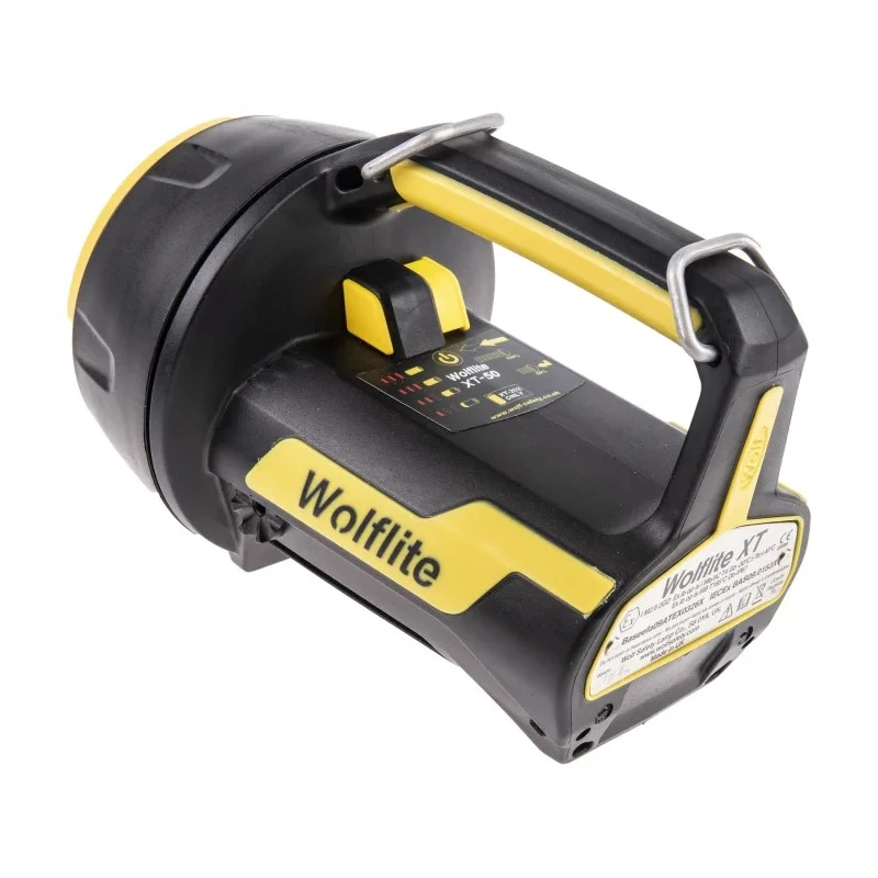 Wolf Safety IECEx/ATEX LED Hand Lamp Black Rechargeable XT-50H