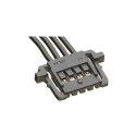 Molex Wire to Board Cable 2 Way Female Picolock Connector Black Thermoplastic Jacket 100mm 150V 15131-0201