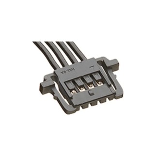 Molex Wire to Board Cable 2 Way Female Picolock Connector Black Thermoplastic Jacket 100mm 150V 15131-0201