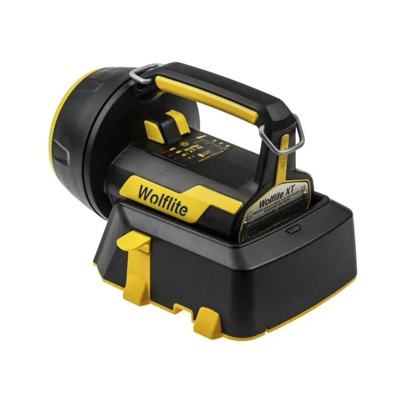 Wolf Safety Rechargeable IECEx/ATEX LED Hand Lamp IP67 Black 430 lm XT-70H