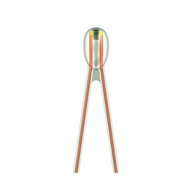 TDK Glass Encapsulated NTC Thermistor, NTC Type, DO-35 Package, 5 mm Height, 66 mm Length, 0.4 mm Depth B57541G1103F000