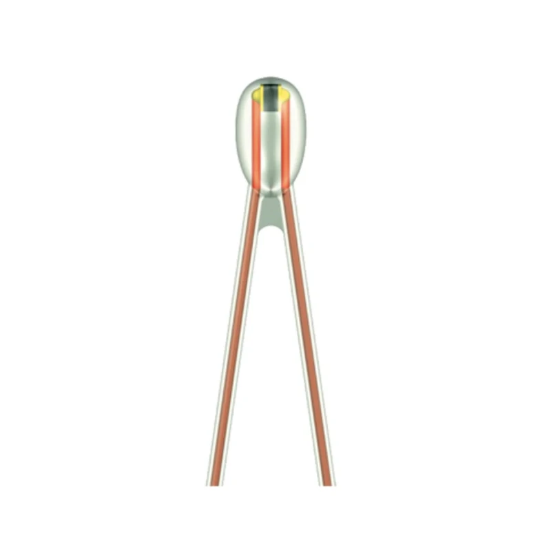 TDK Glass Encapsulated NTC Thermistor, NTC Type, DO-35 Package, 5 mm Height, 66 mm Length, 0.4 mm Depth B57541G1103F000