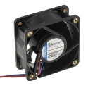 ebm-papst 620 Series Square Plastic Axial Fan 24V DC, 30 m³/h, 1.5 W, 0.12 A, IP20, 60x60x25.4 mm 