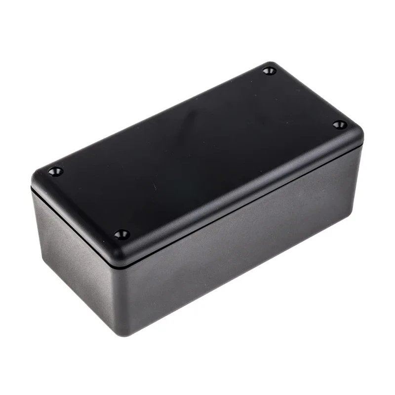 RS PRO Black Lid ABS Enclosure IP40 50.1 mm x 130 mm x 65 mm 153-3204