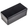 RS PRO Black Lid ABS Enclosure IP40 50.1 mm x 130 mm x 65 mm 153-3204