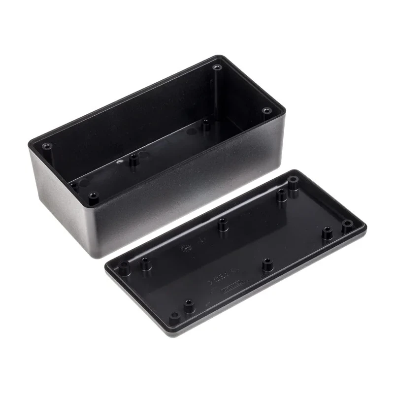 RS PRO Black Lid ABS Enclosure IP40 50.1 mm x 130 mm x 65 mm 153-3204