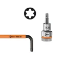 Wera Hex Torx Screwdriver Bit Set 4 Pieces Chrome Vanadium Steel 100mm Length 05003375001