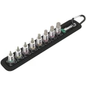 Wera Hex Screwdriver Bit Set 1/4 inch Drive, Chrome Vanadium Steel, 8 Pieces Zyklop 05003881001