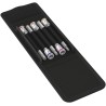 Wera Hex Screwdriver Bit Set, 5 Pieces, Chrome Vanadium Steel, 1/4 in Drive, 125mm Length 05003345001