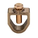 WJ Furse Copper Alloy Earth Clamp Max Conductor Size 12 mm² Nominal Rod Diameter 12.7 mm 7TCA083210R0004 CR105