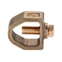 WJ Furse Copper Alloy Earth Clamp Max Conductor Size 12 mm² Nominal Rod Diameter 12.7 mm 7TCA083210R0004 CR105