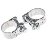 MIKALOR Wide Band Bolt Hose & Jubilee Clip Stainless Steel Band and Arch with Zinc Plated Steel Bolt M0301909-8
