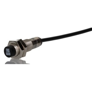 RS PRO Threaded Barrel Inductive Proximity Sensor M12 x 1 Thread Size 30V DC 200mA NPN Output IP67 4mm Detection 701-8250