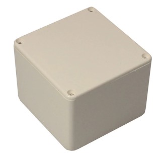 RS PRO White Lid ABS General Purpose Enclosure IP54, 42 mm x 55 mm x 55 mm 153-3208