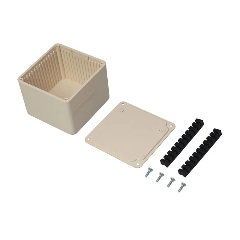 RS PRO White Lid ABS General Purpose Enclosure IP54, 42 mm x 55 mm x 55 mm 153-3208