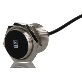 RS PRO Threaded Barrel Inductive Proximity Sensor M30 x 1.5 PNP 30V DC 200mA 10mm Sensing Range 701-8216