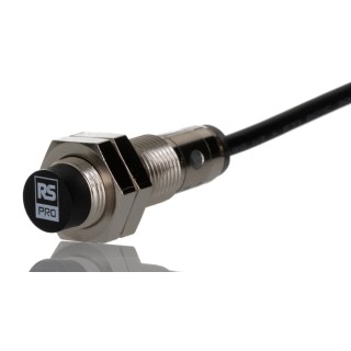 RS PRO Threaded Barrel Inductive Proximity Sensor M12 x 1 PNP 30V DC 4 mm Detection Range 200mA Output 701-8253