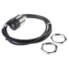 RS PRO Threaded Barrel Inductive Proximity Sensor M30 x 1.5, NPN Output, 30 V DC, 200 mA Switching Current, 15 mm 701-8269
