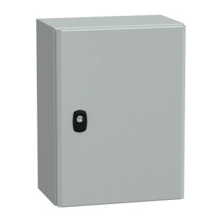 Schneider Electric PanelSeT S3D Series Steel Wall Box IP66 400 mm x 300 mm x 200 mm NSYS3D4320P