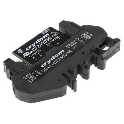 Sensata / Crydom Solid State Interface Relay Control Voltage 15V DC DIN Rail Screw Mount DRA1-CX