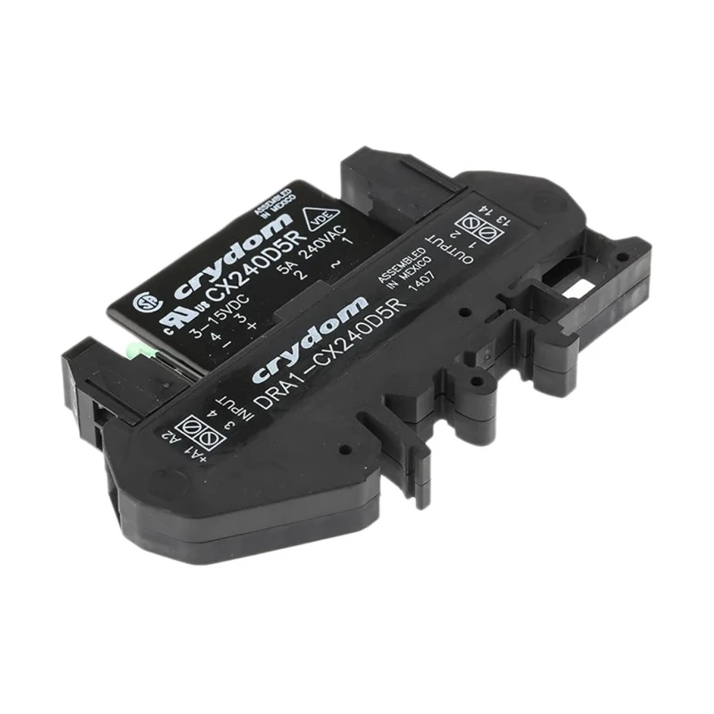 Sensata / Crydom Solid State Interface Relay Control Voltage 15V DC DIN Rail Screw Mount DRA1-CX
