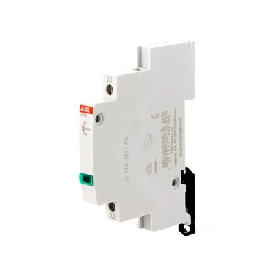 ABB Screw Clamp Green LED Indicator 250V AC IP67 IP66 Plastic Body Rectangular E219 2CCA703402R0001 E219-D