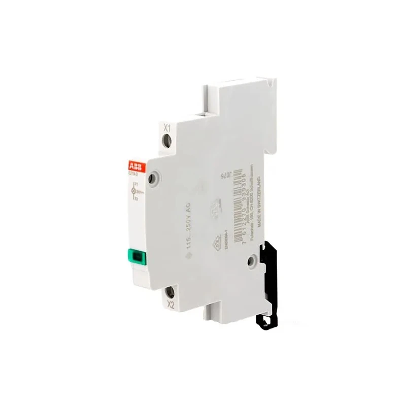 ABB Screw Clamp Green LED Indicator 250V AC IP67 IP66 Plastic Body Rectangular E219 2CCA703402R0001 E219-D