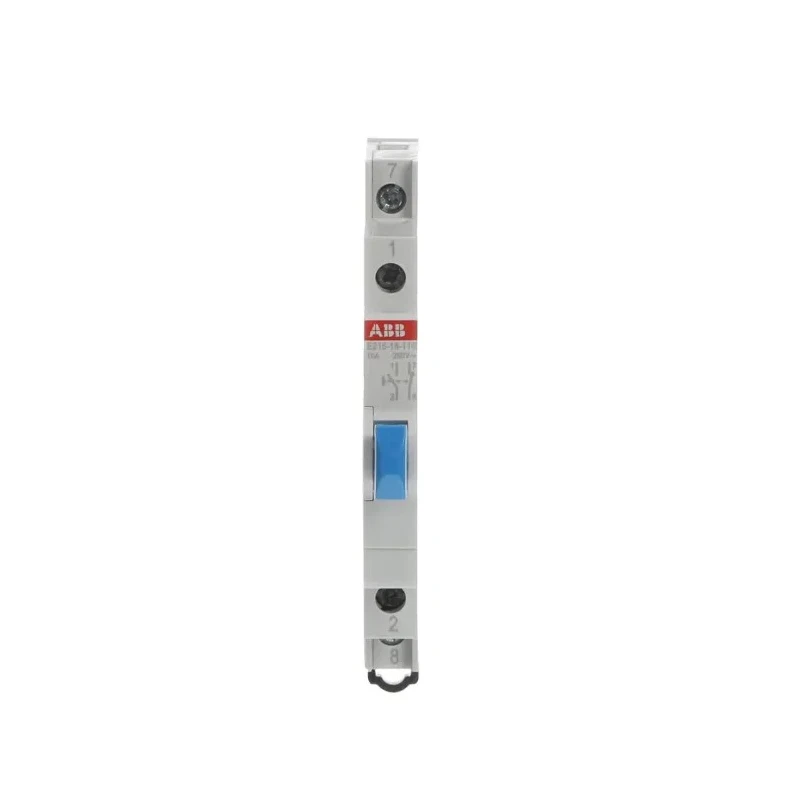 ABB 250V AC DIN Rail Push Button Circuit Trip for System Pro M Compact SMISSLINE Socket System 2CCA703155R0001 E215-16-11G