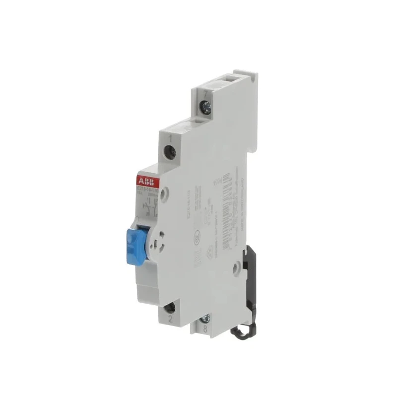 ABB 250V AC DIN Rail Push Button Circuit Trip for System Pro M Compact SMISSLINE Socket System 2CCA703155R0001 E215-16-11G