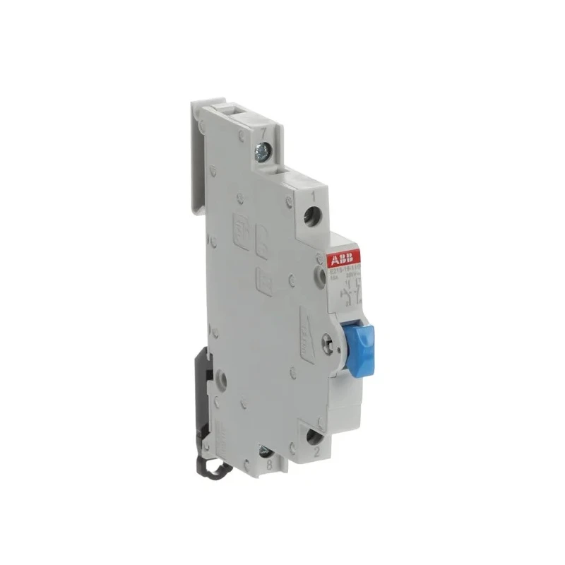 ABB 250V AC DIN Rail Push Button Circuit Trip for System Pro M Compact SMISSLINE Socket System 2CCA703155R0001 E215-16-11G