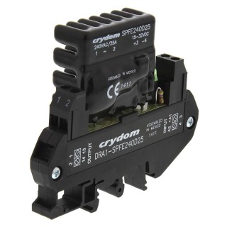 Sensata / Crydom Solid State Interface Relay DIN Rail Mount Control 32V dc DRA1