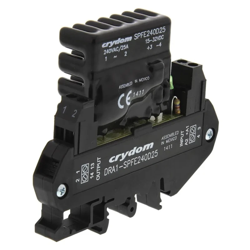 Sensata / Crydom Solid State Interface Relay DIN Rail Mount Control 32V dc DRA1