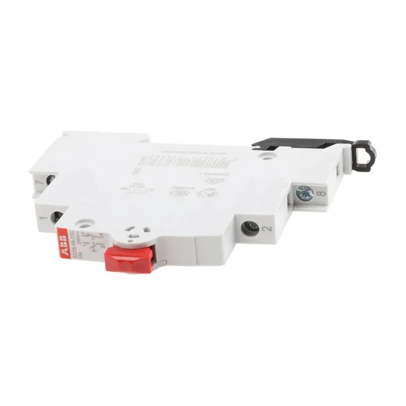 ABB 250V AC DIN Rail Push Button Circuit Trip for SMISSLINE Socket System System Pro M Compact 2CCA703151R0001 E215-16-11C
