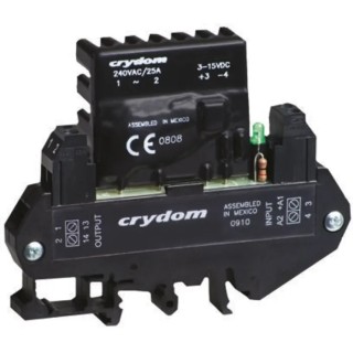Sensata / Crydom Solid State Interface Relay 530V AC DIN Rail Mount, Single Channel, SPST-NO Control DRA1
