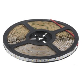 RS PRO 12V White LED Strip, 7000K Colour Temperature, 10m Length, 60 LEDs Per Metre, IP20 Protection 153-3644