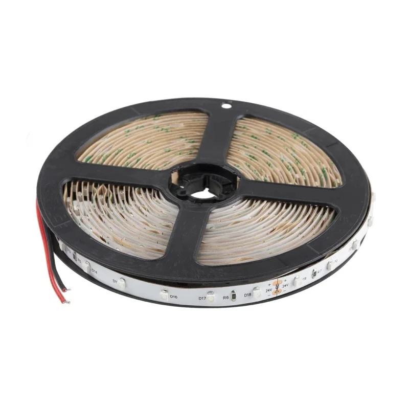 RS PRO 24V Green Flexible LED Strip 5 m Length with 60 LEDs per Meter 4.8W per Meter 153-3649