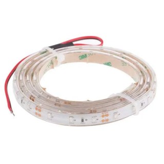 RS PRO 24V Red LED Strip 1 m Length Flexible LED Lighting Strip with 60 LEDs per Metre Model 153-3645