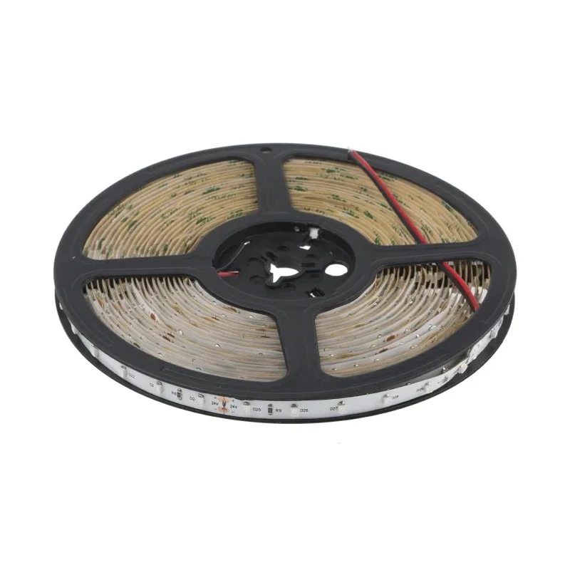 RS PRO 24V Red Flexible LED Strip Light 10 m Length 60 LEDs/m 4.8W/m IP20 120° Beam Angle 153-3647
