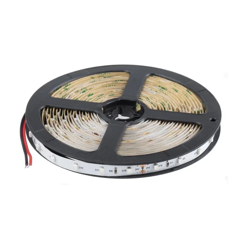 RS PRO 24V Blue LED Strip, 5 m Length, Flexible, 60 LEDs/m, 4.8W per metre, IP20 153-3655