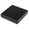 RS PRO Black Black Lid ABS Enclosure IP40, 25 mm x 125 mm x 125 mm Model 153-3689