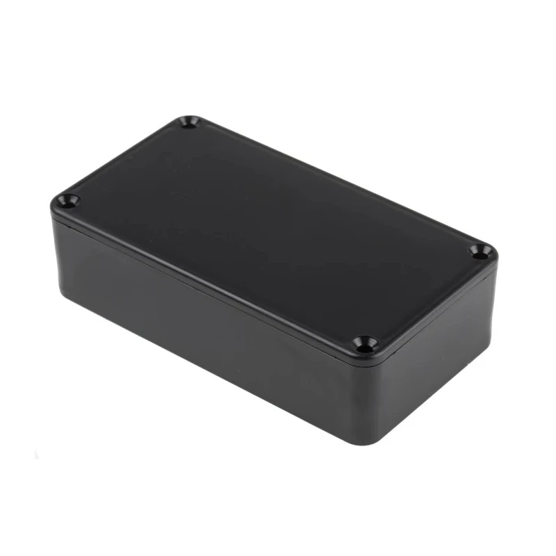 RS PRO Black Black Lid ABS Enclosure IP54, 31 mm x 112 mm x 62 mm 153-3690