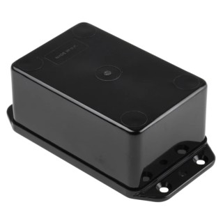 Hammond Flanged Black Black Lid ABS Enclosure IP54 39.5 mm x 108.2 mm x 58.2 mm 153-3674