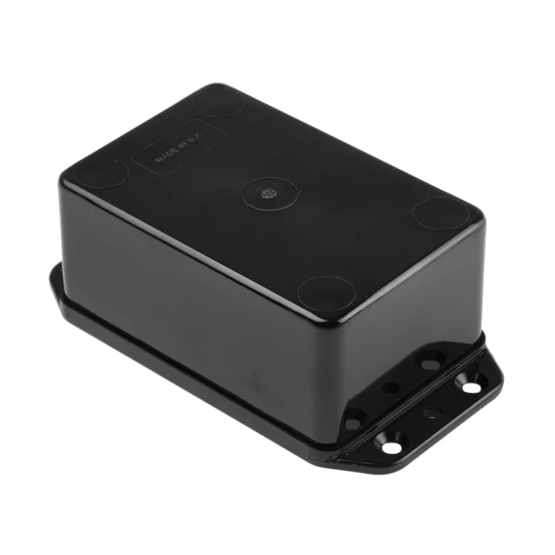 Hammond Flanged Black Black Lid ABS Enclosure IP54 39.5 mm x 108.2 mm x 58.2 mm 153-3674