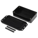 RS PRO Black Black Lid ABS Enclosure, IP54, 31.5 mm x 135.8 mm x 64.6 mm 153-3670