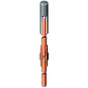 WJ Furse Earth Rod Copper 9.52mm Diameter 1.2m Length 3/8 in Thread Size 7TCA083120R0011 RB005
