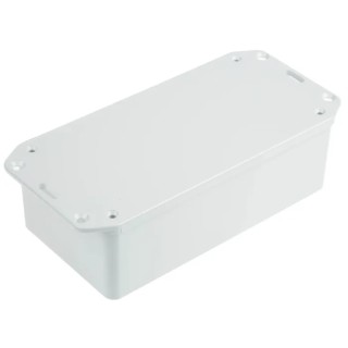 RS PRO Flanged Grey Grey Lid ABS Enclosure IP54 31.5 mm x 135.8 mm x 64.6 mm IP54
