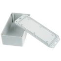 RS PRO Flanged Grey Grey Lid ABS Enclosure IP54 31.5 mm x 135.8 mm x 64.6 mm IP54